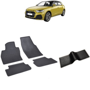 Set 5 covorase auto AUDI A1 GB din 07.2018 - 2026, cu covoras tunel median, Caroserie HATCHBACK
