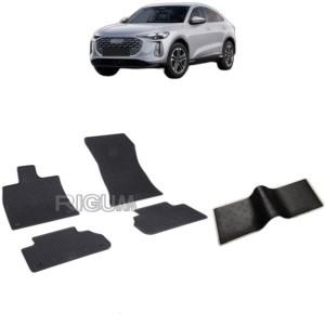 Set 5 covorase auto AUDI Q5 III SPORTBACK FABRICATIE 09.2024 - 2026, cu covoras tunel median, Caroserie SUV