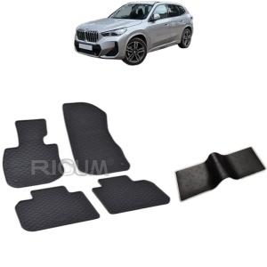 Set 5 covorase auto BMW X1 U11 PHEV FABRICATIE 10.2022 - 2026, cu covoras tunel median, Caroserie SUV