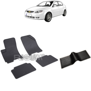 Set 5 covorase auto CHEVROLET LACETTI din 2004 - 2011, cu covoras tunel median, Caroserie HATCHBACK