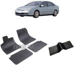 Set 5 covorase auto CITROEN C5 I din 2000 - 2008, cu covoras tunel median, Caroserie HATCHBACK