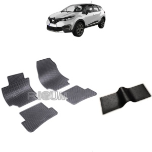 Set 5 covorase auto RENAULT CAPTUR I din 04.2013 - 12.2019, cu covoras tunel median, Caroserie SUV