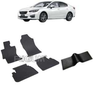 Set 5 covorase auto SUBARU IMPREZA V FABRICATIE 09.2017 - 2023, cu covoras tunel median, Caroserie SEDAN