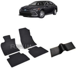 Set 5 covorase auto TOYOTA CAMRY HYBRID din 2018 - 2026, cu covoras tunel median, Caroserie SEDAN