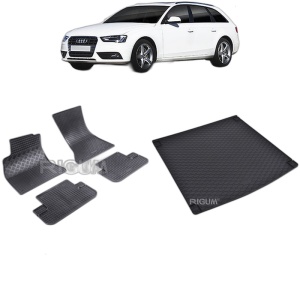 Set Covorase Auto Si Tavita Portbagaj AUDI A4 B8 din 04.2008 - 10.2015, caroserie combi,