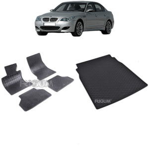 Set Covorase Auto Si Tavita Portbagaj BMW SERIA 5 E60 din 07.2003 - 02.2010, caroserie sedan,
