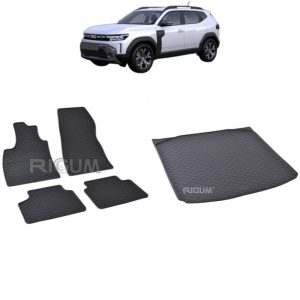 Set Covorase Auto Si Tavita Portbagaj DACIA DUSTER III LPG din 06.2024 - 2026, caroserie suv, 4X2, PORTBAGAJ INFERIOR SI SUPERIOR