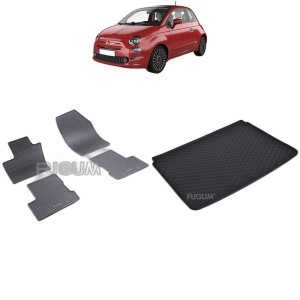 Set Covorase Auto Si Tavita Portbagaj FIAT 500 X din 01.2015 - 2026, caroserie suv,