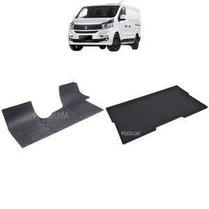 Set Covorase Auto Si Tavita Portbagaj FIAT TALENTO din 2016 - 12.2021, caroserie van 3 locuri, AMPATAMENT L1, 8-9 LOCURI