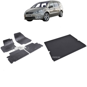Set Covorase Auto Si Tavita Portbagaj FORD GALAXY II din 06.2006 - 08.2015, caroserie van 5 locuri, 7 LOCURI, RAND 3 CULCAT