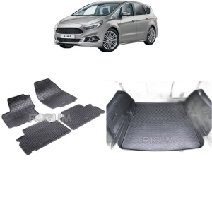 Set Covorase Auto Si Tavita Portbagaj FORD S-MAX I din 05.2006 - 08.2015, caroserie van, 5 LOCURI