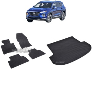 Set Covorase Auto Si Tavita Portbagaj HYUNDAI SANTA FE IV din 08.2018 - 2020, caroserie suv, 5 LOCURI