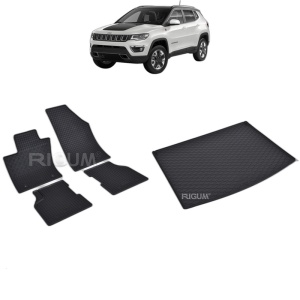 Set Covorase Auto Si Tavita Portbagaj JEEP COMPASS II din 08.2017 - 2026, caroserie suv inclusiv facelift,