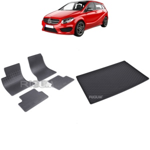 Set Covorase Auto Si Tavita Portbagaj MERCEDES B-CLASS W246 din 10.2011 - 12.2018, caroserie van,