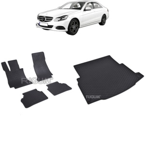 Set Covorase Auto Si Tavita Portbagaj MERCEDES E-CLASS W213 din 04.2016 - 07.2023, caroserie sedan, FARA SUBWOOFER