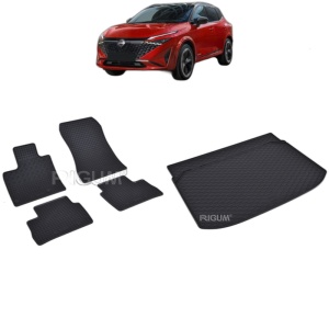Set Covorase Auto Si Tavita Portbagaj NISSAN QASHQAI III FACELIFT din 2024 - 2026, caroserie suv, PORTBAGAJ INFERIOR SI SUPERIOR, FARA PORTBAGAJ INTERMEDIAR