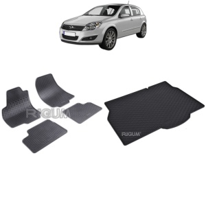 Set Covorase Auto Si Tavita Portbagaj OPEL ASTRA H din 2004 - 12.2014, caroserie hatchback,