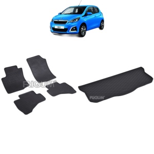 Set Covorase Auto Si Tavita Portbagaj PEUGEOT 108 din 07.2014 - 11.2021, caroserie hatchback,
