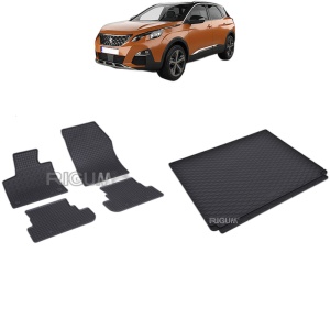 Set Covorase Auto Si Tavita Portbagaj PEUGEOT 3008 II PHEV din 09.2019 - 2026, caroserie suv,