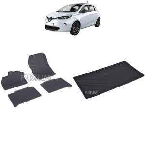 Set Covorase Auto Si Tavita Portbagaj RENAULT ZOE din 12.2012 - 05.2019, caroserie hatchback,