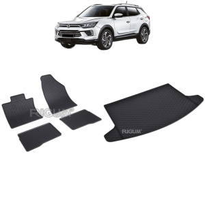 Set Covorase Auto Si Tavita Portbagaj SSANG YONG KORANDO IV din 09.2019 - 2026, caroserie suv, PORTBAGAJ INFERIOR SI SUPERIOR, FARA PORTBAGAJ INTERMEDIAR
