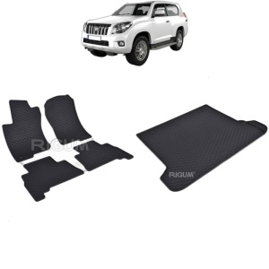 Set Covorase Auto Si Tavita Portbagaj TOYOTA LAND CRUISER 150 din 11.2009 - 2026, caroserie suv 5 locuri, 5 LOCURI