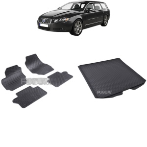 Set Covorase Auto Si Tavita Portbagaj VOLVO V 70 III din 09.2007 - 2016, caroserie combi,