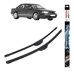 Set stergatoare auto AUDI 100 C4 Saloon (4A2) din 1990-1994, Bosch Aerotwin Retrofit, din cauciuc siliconat rezistent