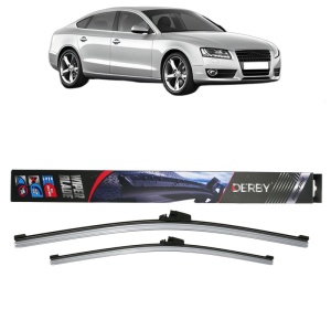 Set stergatoare auto AUDI A5 Sportback (8TA) din 2009-2017, Derby, din cauciuc siliconat rezistent