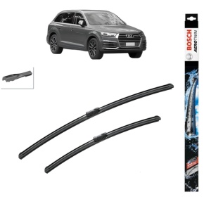 Set stergatoare auto AUDI Q7 (4MB, 4MG, 4MQ) din 2015-2024, Bosch Aerotwin, din cauciuc siliconat rezistent