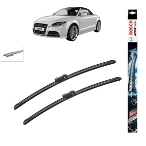 Set stergatoare auto AUDI TT Roadster (8J9) din 2007-2014, Bosch Aerotwin, din cauciuc siliconat rezistent