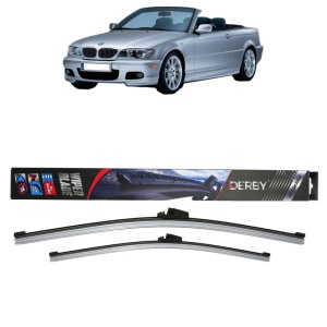 Set stergatoare auto BMW 3 Convertible (E93) din 2006-2013, Derby, din cauciuc siliconat rezistent