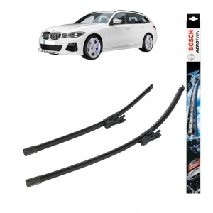 Set stergatoare auto BMW 3 Touring (G21, G81) din 2019-2025, Bosch Aerotwin, din cauciuc siliconat rezistent