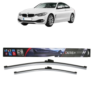Set stergatoare auto BMW 4 Coupe (F32, F82) din 2013-2020, Derby, din cauciuc siliconat rezistent