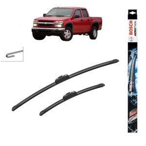 Set stergatoare auto CHEVROLET COLORADO din 2005-2006, Bosch Aerotwin Retrofit, din cauciuc siliconat rezistent
