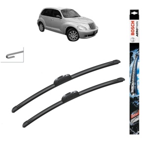 Set stergatoare auto CHRYSLER PT CRUISER Combi Van (PT_) din 2002-2008, Bosch Aerotwin Retrofit, din cauciuc siliconat rezistent