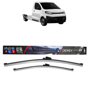Set stergatoare auto CITROEN JUMPY III Platform/Chassis (V_) din 2016-2025, Derby, din cauciuc siliconat rezistent - Img 1