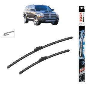 Set stergatoare auto DODGE DURANGO (HB) din 2003-2009, Bosch Aerotwin Retrofit, din cauciuc siliconat rezistent