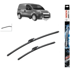 Set stergatoare auto FIAT FIORINO MPV (225_) din 2007-2016, Bosch Aerotwin, din cauciuc siliconat rezistent