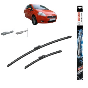 Set stergatoare auto FIAT PUNTO (199_) din 2012-2018, Bosch Aerotwin Multi, din cauciuc siliconat rezistent - Img 1