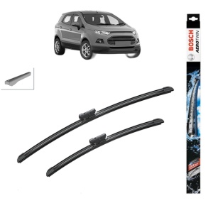 Set stergatoare auto FORD ECOSPORT din 2012-2022, Bosch Aerotwin, din cauciuc siliconat rezistent