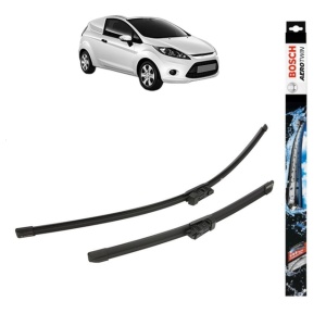 Set stergatoare auto FORD FIESTA VI Van din 2008-2017, Bosch Aerotwin, din cauciuc siliconat rezistent