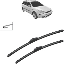 Set stergatoare auto FORD FOCUS I Estate Van (DNW) din 1998-2005, Bosch Aerotwin Retrofit, din cauciuc siliconat rezistent - Img 8