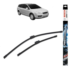 Set stergatoare auto FORD FOCUS II Estate Van din 2004-2011, Bosch Aerotwin, din cauciuc siliconat rezistent