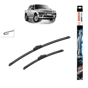 Set stergatoare auto FORD RANGER (TKE) din 2011-2021, Bosch Aerotwin Retrofit, din cauciuc siliconat rezistent