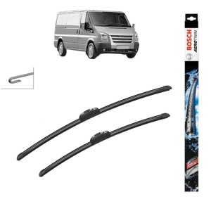 Set stergatoare auto FORD TRANSIT Van (FA_ _) din 2000-2014, Bosch Aerotwin Retrofit, din cauciuc siliconat rezistent