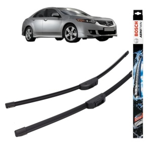 Set stergatoare auto HONDA ACCORD VIII (CU) din 2008-2015, Bosch Aerotwin Retrofit, din cauciuc siliconat rezistent
