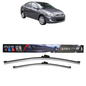 Set stergatoare auto HYUNDAI ACCENT IV Saloon (RB) din 2010-2017, Derby, din cauciuc siliconat rezistent