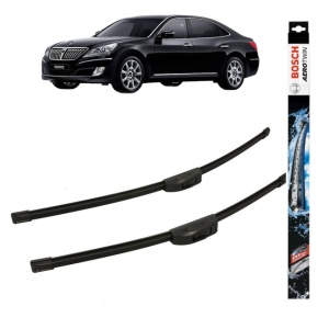 Set stergatoare auto HYUNDAI EQUUS / CENTENNIAL (VI) din 2009-2016, Bosch Aerotwin Retrofit, din cauciuc siliconat rezistent