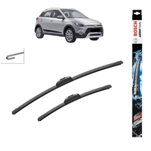 Set stergatoare auto HYUNDAI i20 ACTIVE (IB, GB) din 2015-2018, Bosch Aerotwin Retrofit, din cauciuc siliconat rezistent